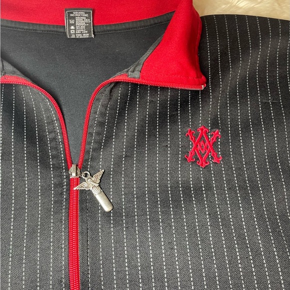 Avirex Pinstripe Track Jacket - Picture 4 of 9